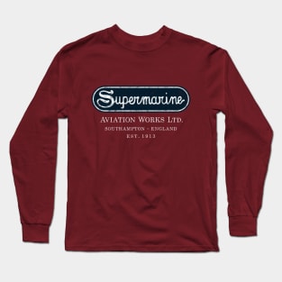 Supermarine Vintage Logo Long Sleeve T-Shirt